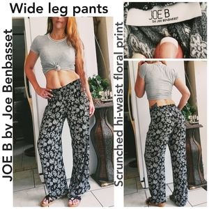 Joe B by Joe BenBassett boho wide leg floral pants